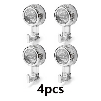 4Pcs Heavy Duty Suction Cup Hooks,Suction Cup Hooks for Shower