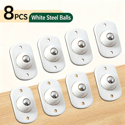 8 Pcs Self Adhesive Caster Wheels Appliance Rollers Appliance Sliders for Kitchen 360° Swivel Universal Wheel Mini Small Kitchen