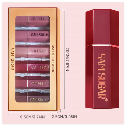 6-Piece Long-Lasting Matte Lipstick Set