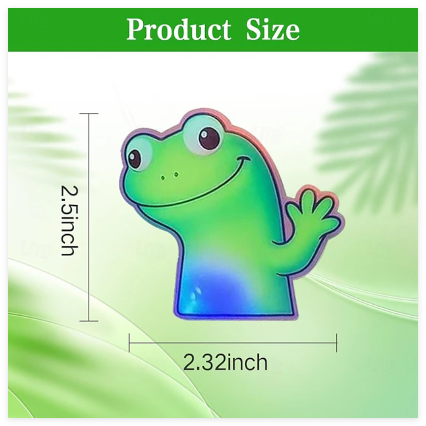10PCS Colorful Lizard Sticker