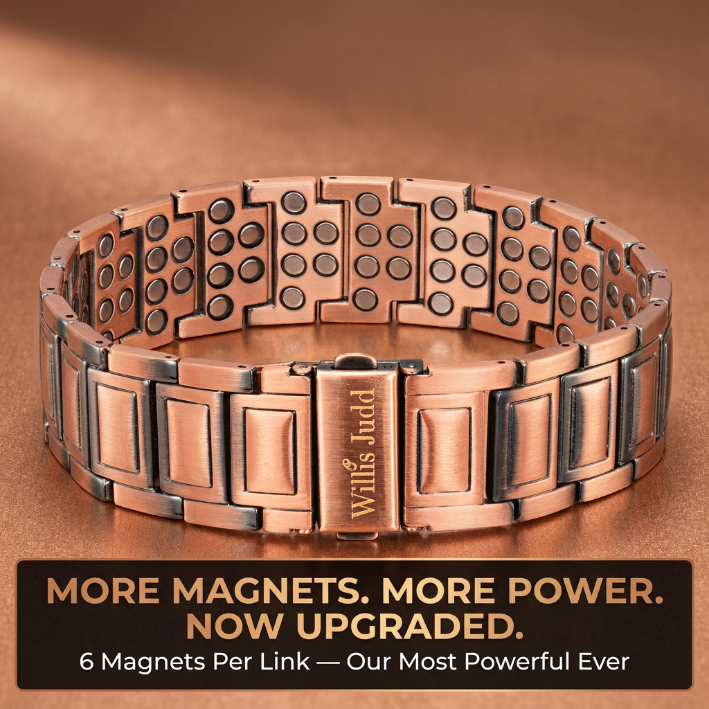 Upgraded Men's Magnetic Copper Bracelet