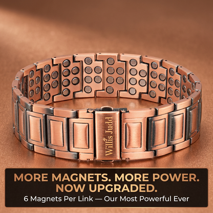 Upgraded Men's Magnetic Copper Bracelet