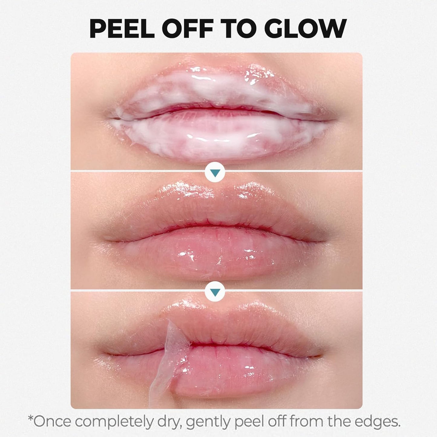 Cooling Peel Off Soothing Prep Lip Mask - Gentle Exfoliator for Lips