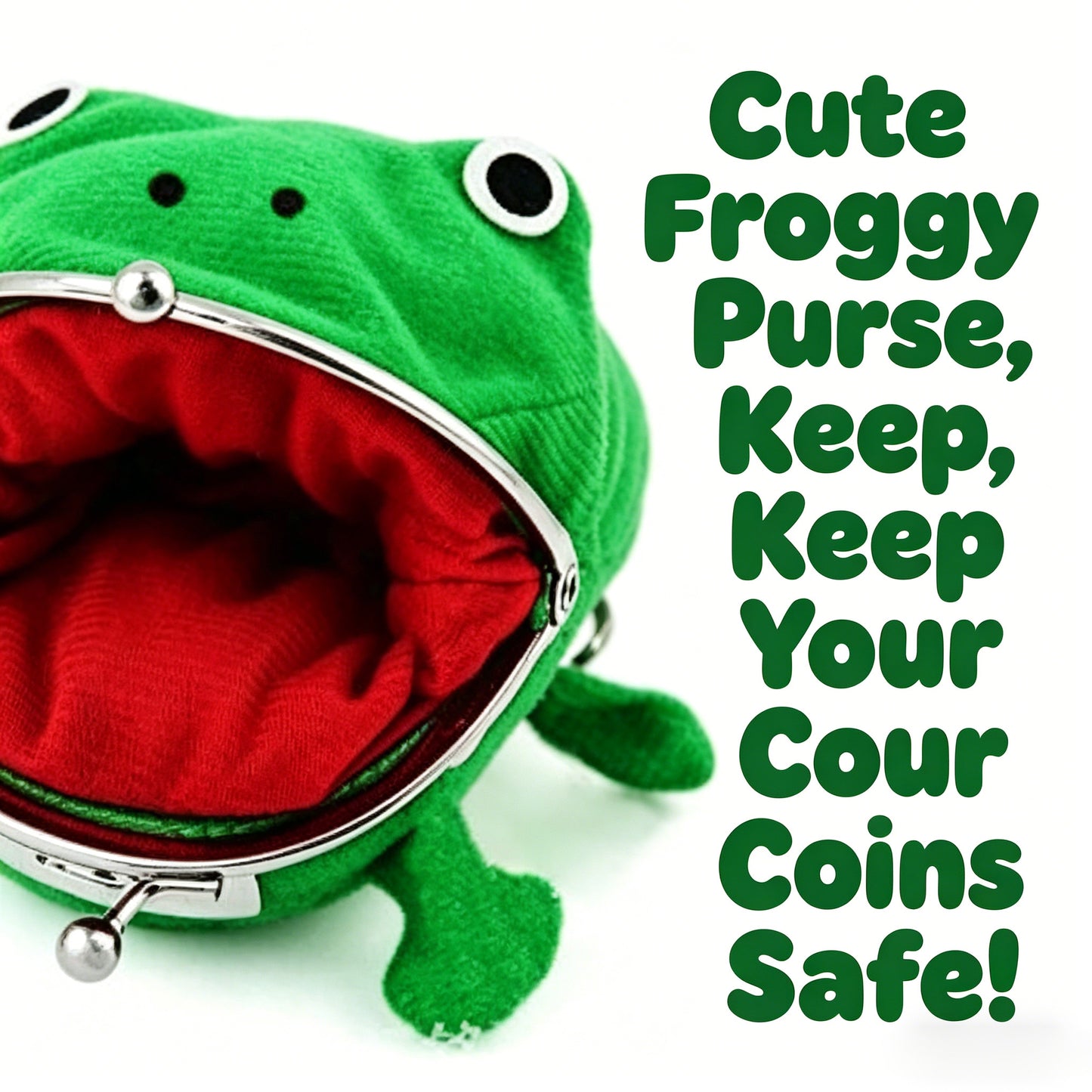 Anime Frog Coin Purse, Cute Pouch Wallet