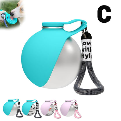 2-in-1 Portable Dog Water Bottle with Bowl