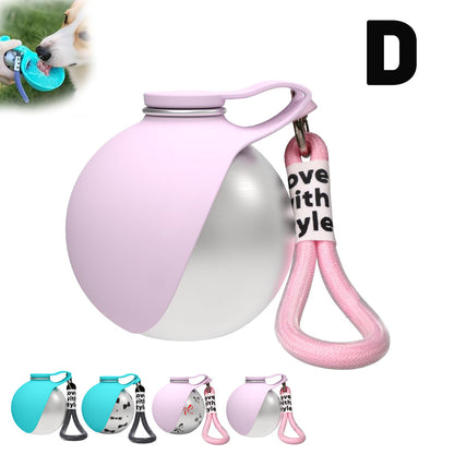 2-in-1 Portable Dog Water Bottle with Bowl