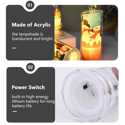 Flameless LED Christmas Candle Lights - An Elegant & Safe Holiday Decor