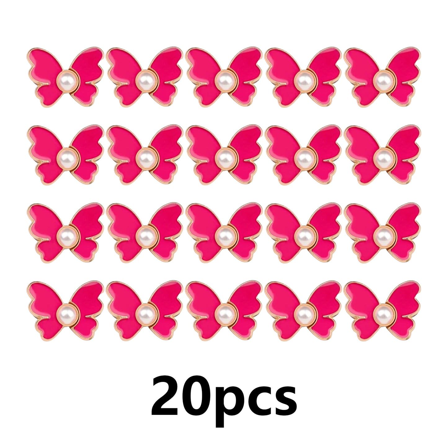 20Pcs Pant Waist Tightener, Detachable Butterfly Clips Jean Buttons