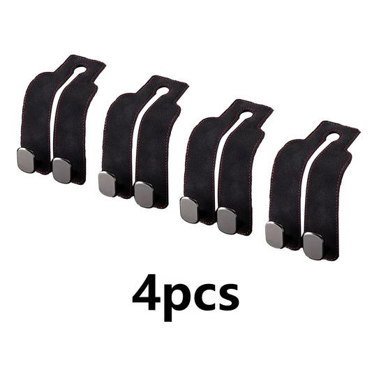 4 Pack Car Headrest Hooks for Purses and Bags