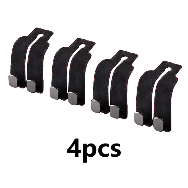4 Pack Car Headrest Hooks for Purses and Bags