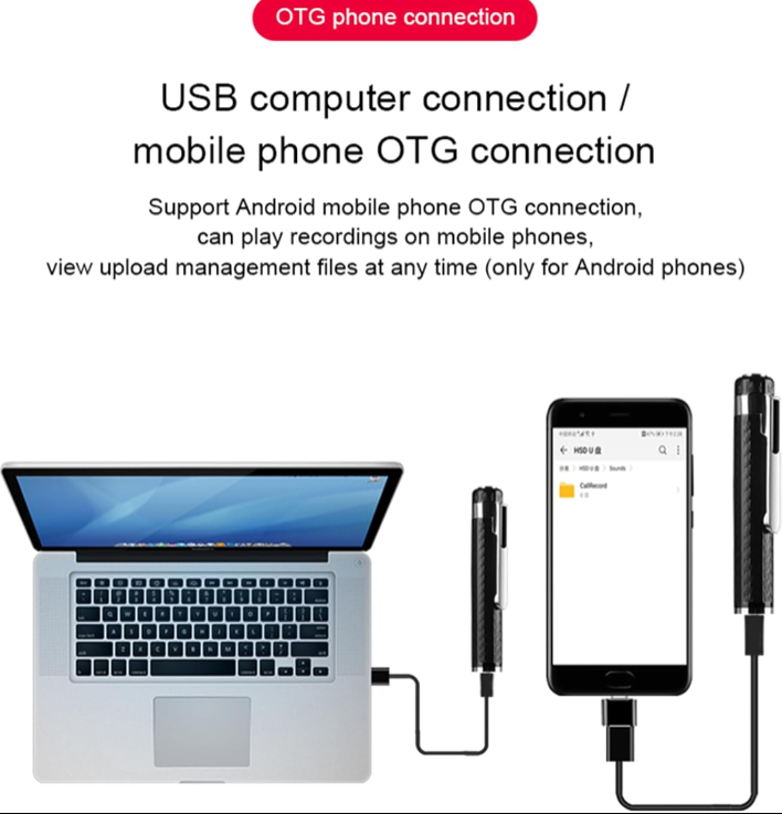 🖊️Portable Digital Voice Recorder with Noise Cancellation for Meetings, Lectures & Conferences