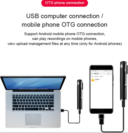 🖊️Portable Digital Voice Recorder with Noise Cancellation for Meetings, Lectures & Conferences