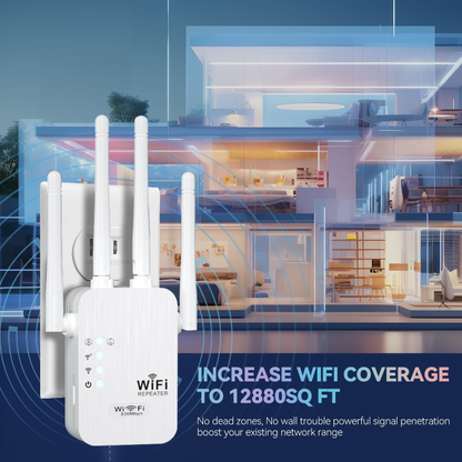 WiFi Extender Signal Booster, Internet Booster, Long Range WiFi Extender