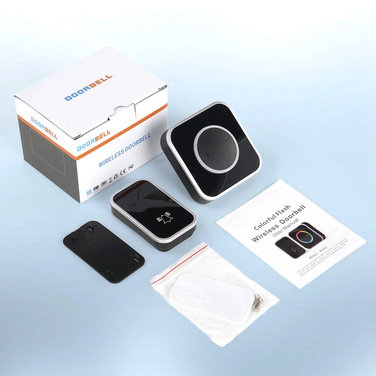[No Need Batteries] Wireless Doorbell, Waterproof Electronic Doorbell Kit