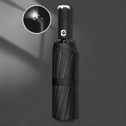 Automatic Umbrella with LED Flashlight