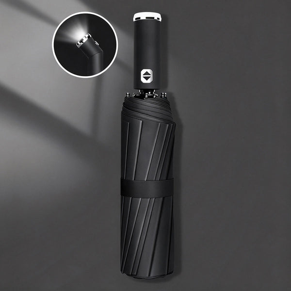 Automatic Umbrella with LED Flashlight