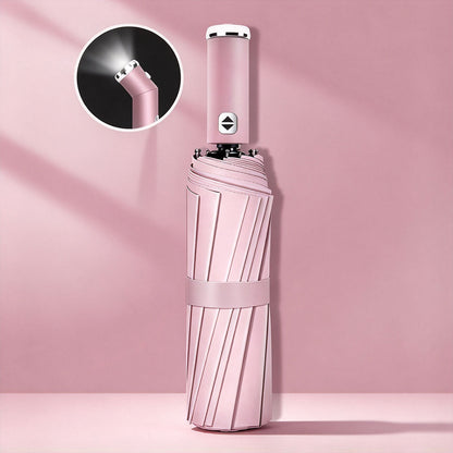 Automatic Umbrella with LED Flashlight