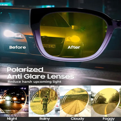 Unisex Polarized Fit-Over Glasses, Full Rim