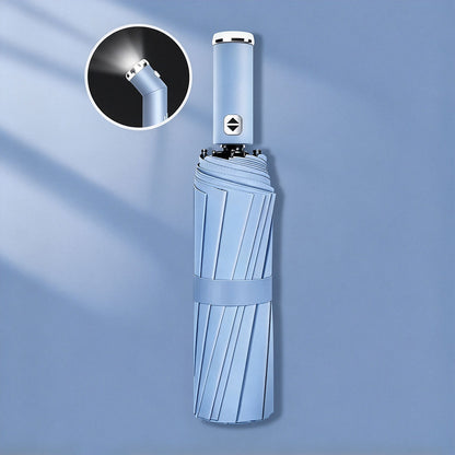 Automatic Umbrella with LED Flashlight
