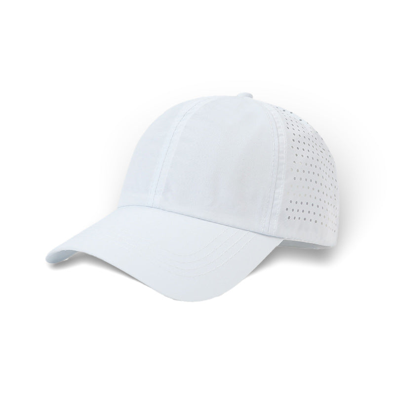 Cross Back Ponytail Hat for Women