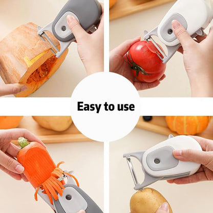 Multifunctional 3-in-1 Stainless Steel Kitchen Peeler