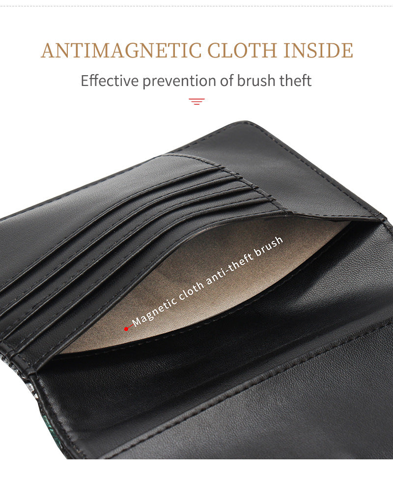 RFID Blocking Passport Holder with US Metal Badge