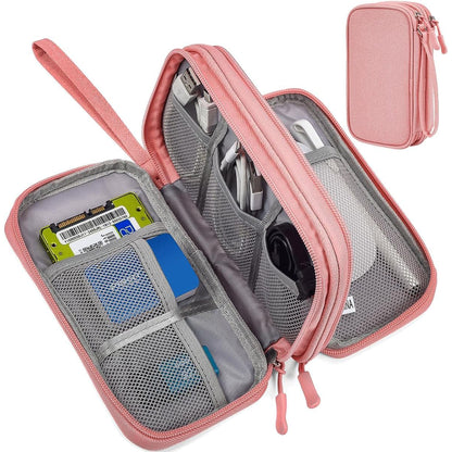 Electronic Organizer Bag, Waterproof Portable Double Layer