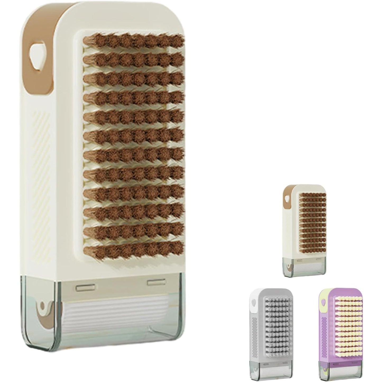 Multi-Functional 3-in-1 Foaming Soap Box with Roller & Scrub