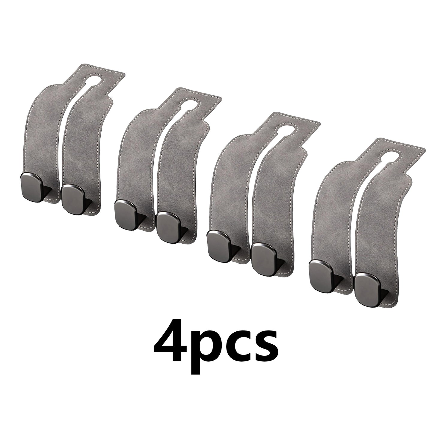 4 Pack Car Headrest Hooks for Purses and Bags