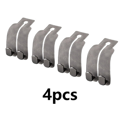 4 Pack Car Headrest Hooks for Purses and Bags