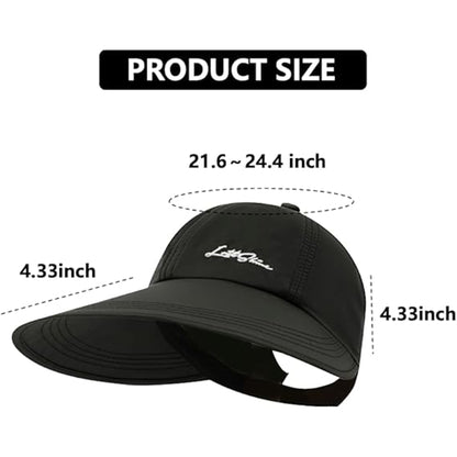 Sun Hats for Women Outdoor Wide Brim UV Protection Hollow Top