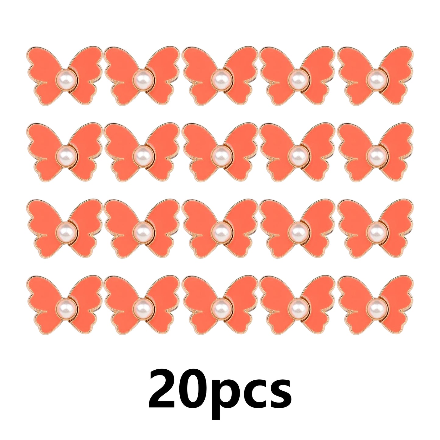 20Pcs Pant Waist Tightener, Detachable Butterfly Clips Jean Buttons