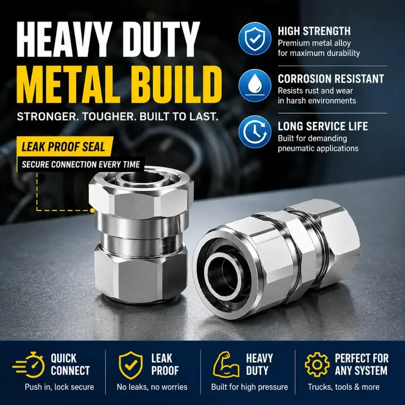 Heavy Duty Truck/RV Pneumatic Air Line Fittings Set