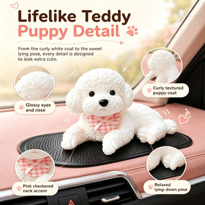 Cute Silicone Puppy Car Dashboard Ornament