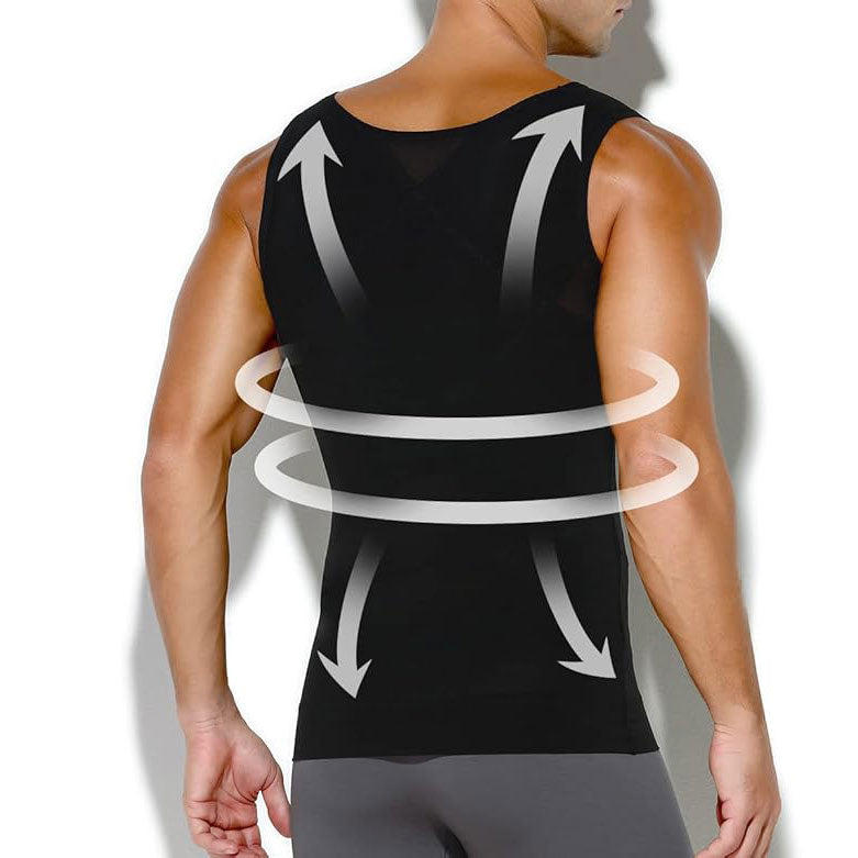 Men's Slimming Shirt For Abdomen & Posture Support