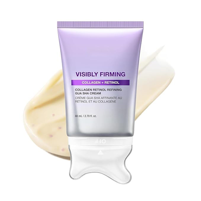 Collagen Retinol Refining Gua Sha Cream For Lifting & Firming, Daily Moisturizer, Fine Line Care