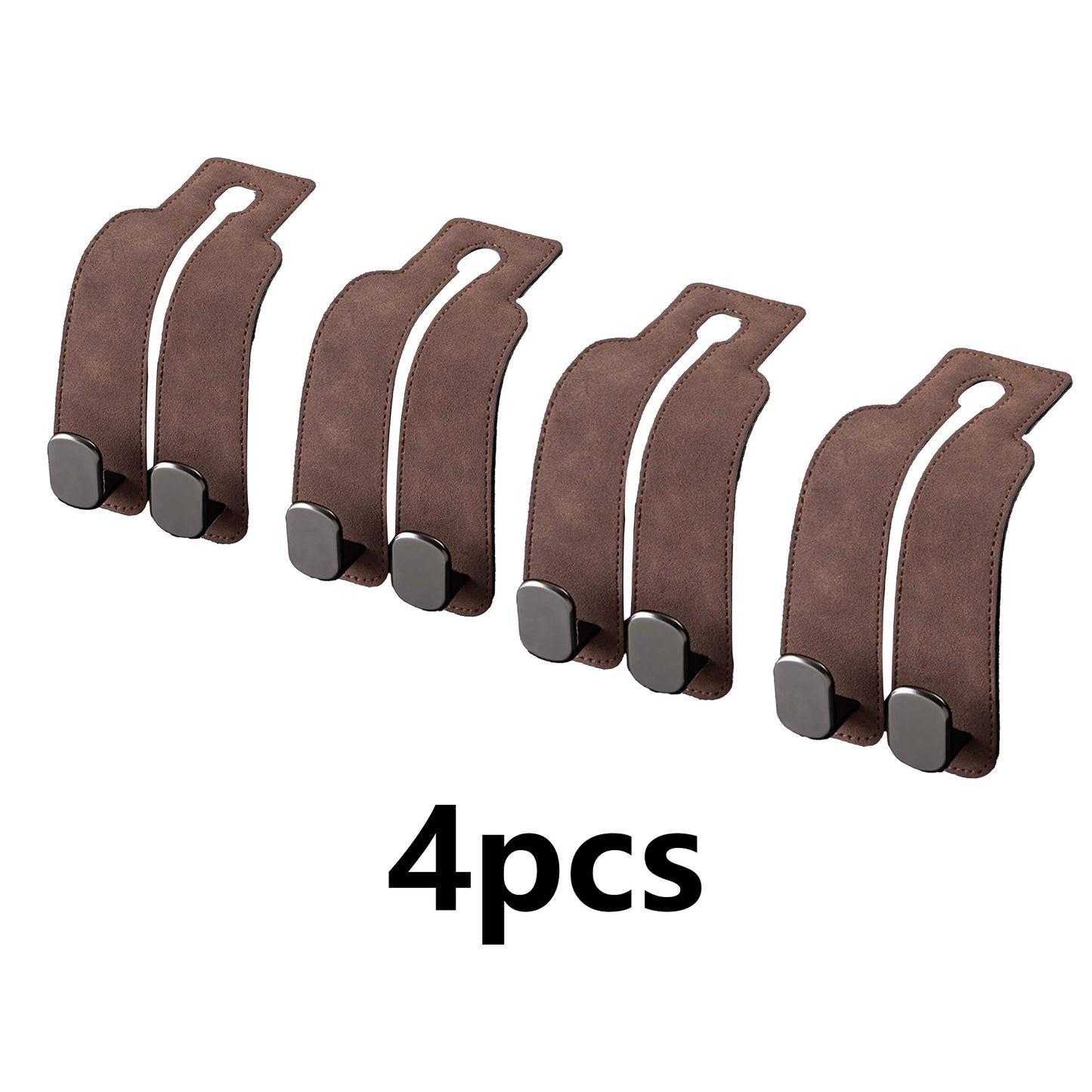 4 Pack Car Headrest Hooks for Purses and Bags