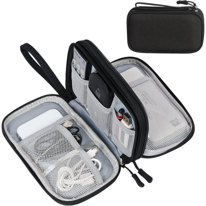 Electronic Organizer Bag, Waterproof Portable Double Layer