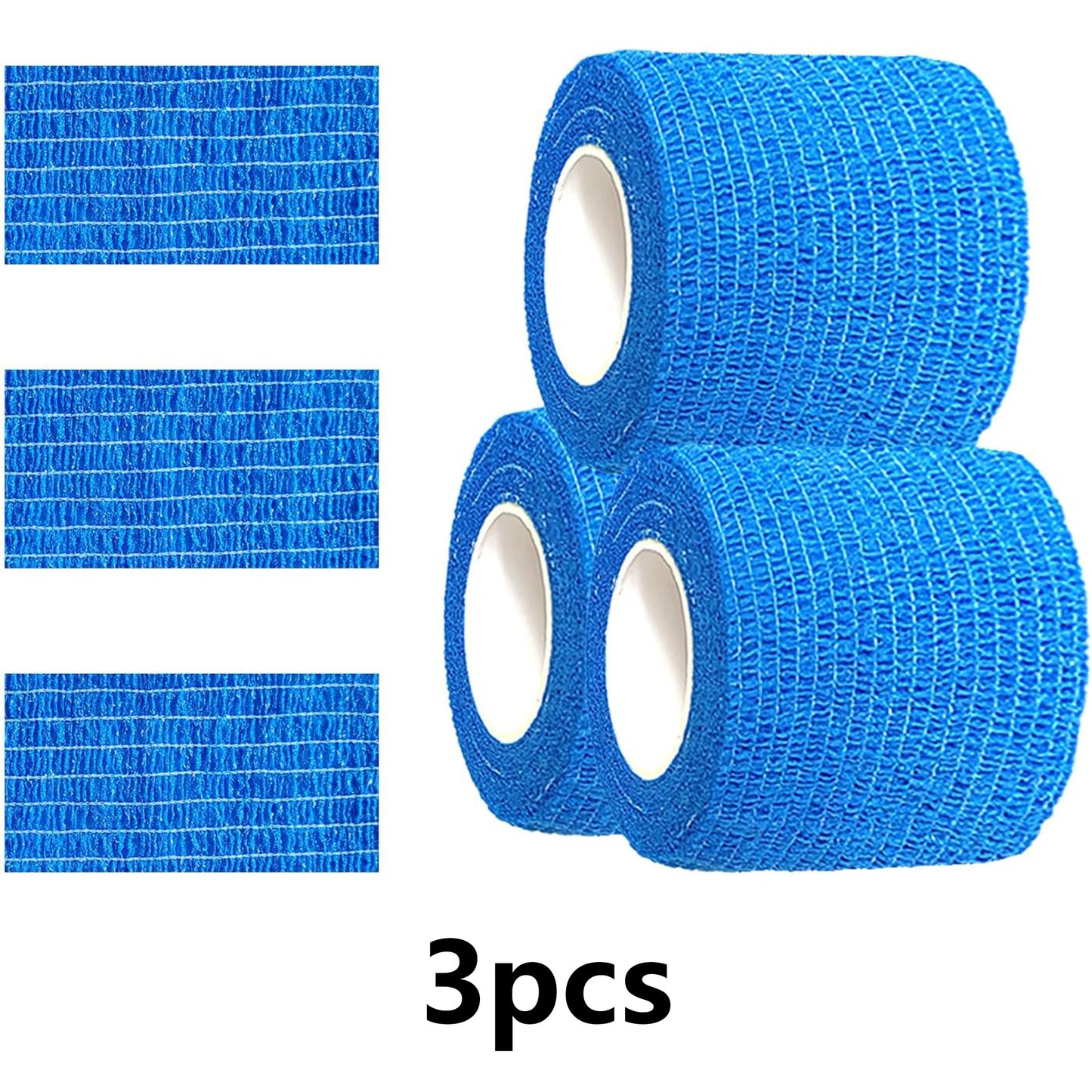 3 Pack 2 Inches Self Adhesive Bandage Wrap Vet Wrap