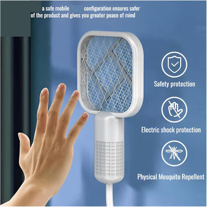 USB Mini Mosquito Swatter, Mini Mosquito Killer Bat Portable Bug