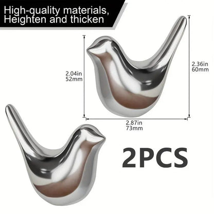 2PCS Bird Shape Toilet Bolt Cover Set