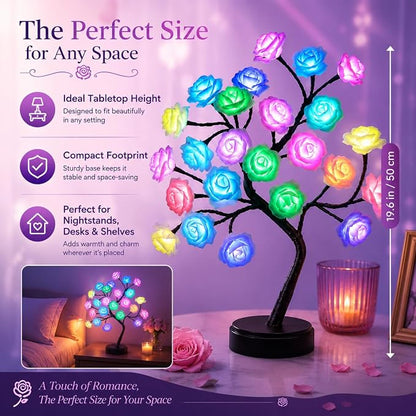 LED Rose Tree Light with Remote Control