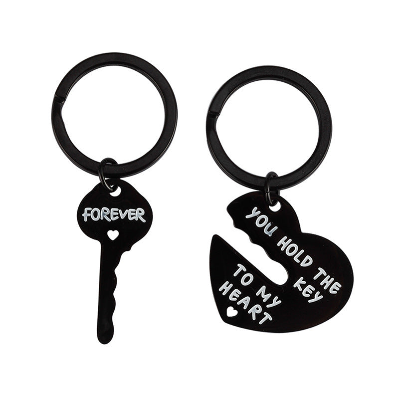 Matching Heart Keychains