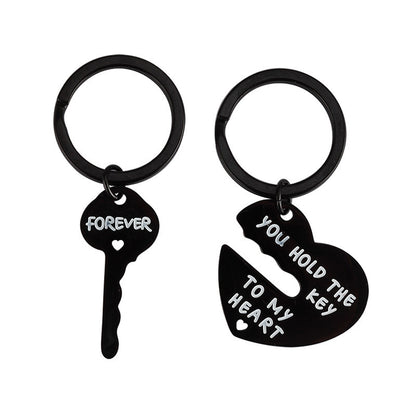 Matching Heart Keychains
