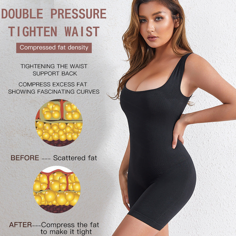Tummy Control Butt Liftter Faja Bodysuit, Back Support Scrunch Back Open Design