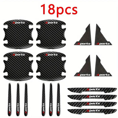 Car Door Handle Protector Stickers Set