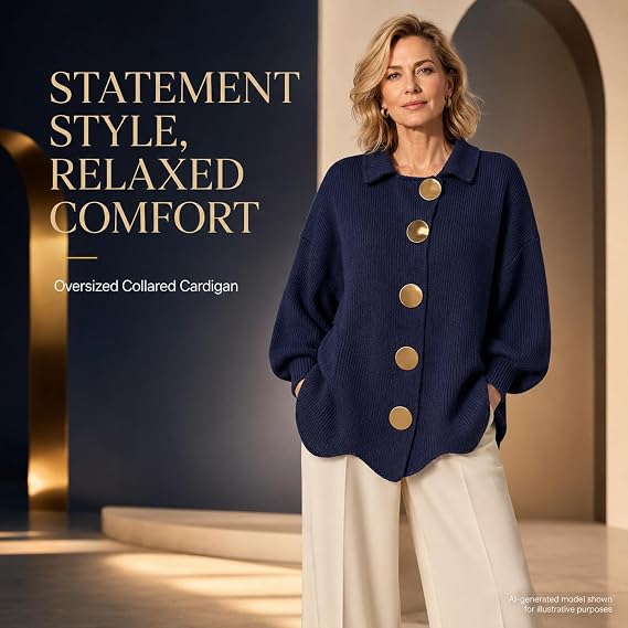 Women French Lapel Knit Cardigan