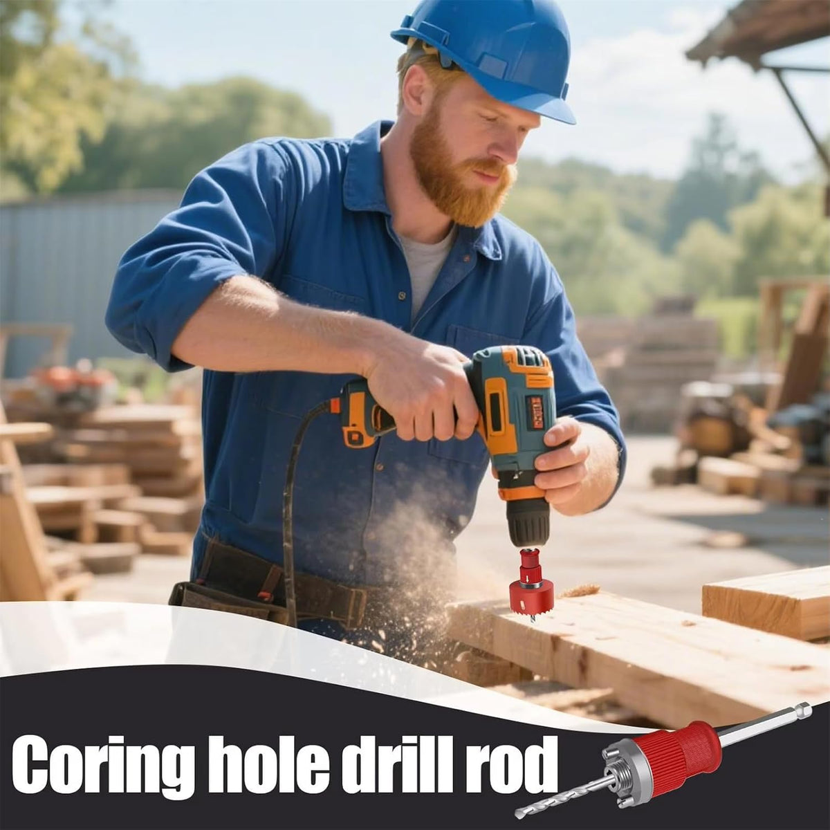 Quick-Release Hex Shank Hole Saw Kit