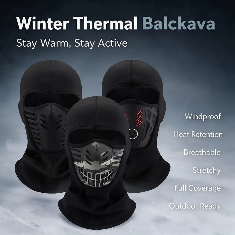 Unisex Fleece Full Face Balaclava Ski Mask