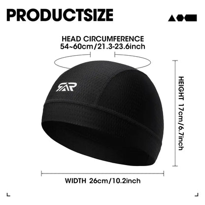2PCS Ultra Soft Mesh Cycling Cap, Breathable Cap, Skin-Friendly Helmet Liner Caps